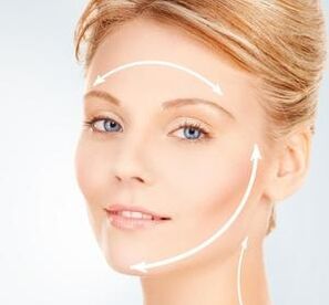 tightened facial wrinkles after fractional laser rejuvenation